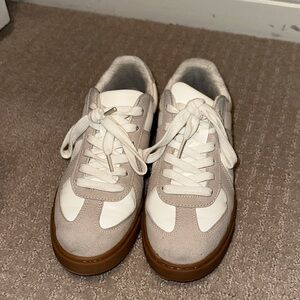 Sincerely Jules White and Tan Sneakers